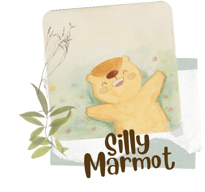 Silly Marmot character